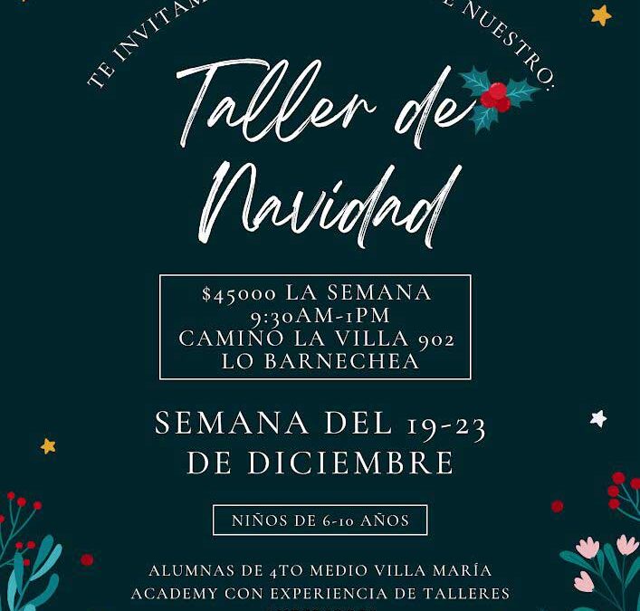 Taller navideño 19 diciembre