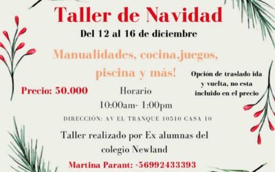 Taller navideño 12 diciembre