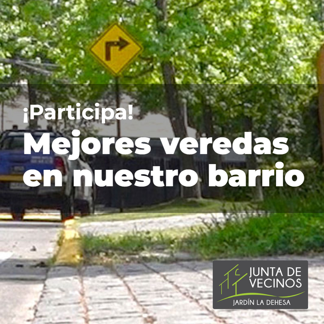 Pavimentación de veredas